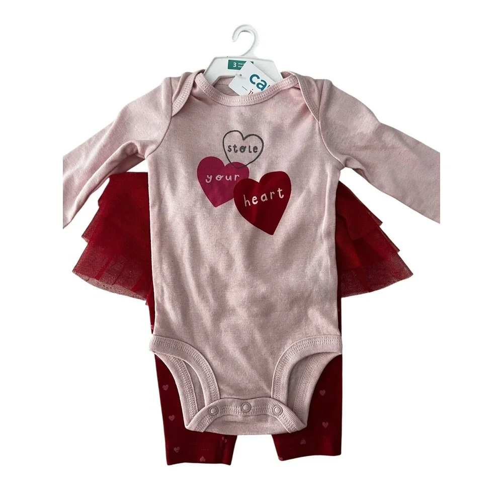 Carters Baby Girl 3 Months 2pc 